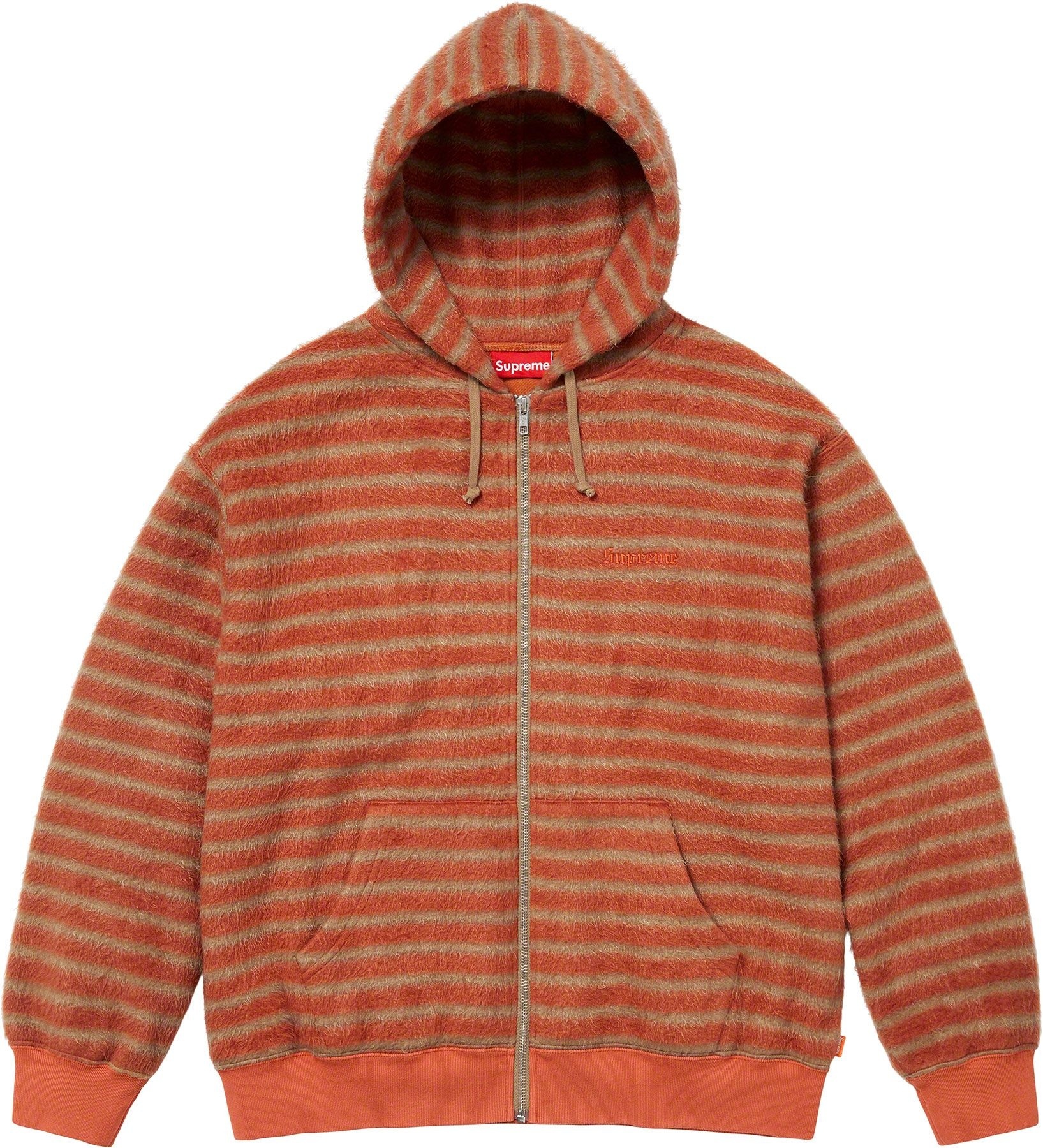 Brushed Zip Up Hooded Sweatshirt view 3